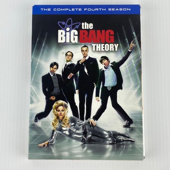 The Big Bang Theory Season 4 DVD Set 3 Discs 2010 TV Series Fourth Season - Picture 1 of 10